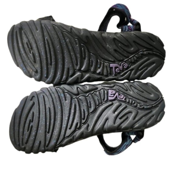Teva Pretty Rugged Hiking/Trail Walking Sandals - Blue/Pink - 10 - Picture 7 of 8